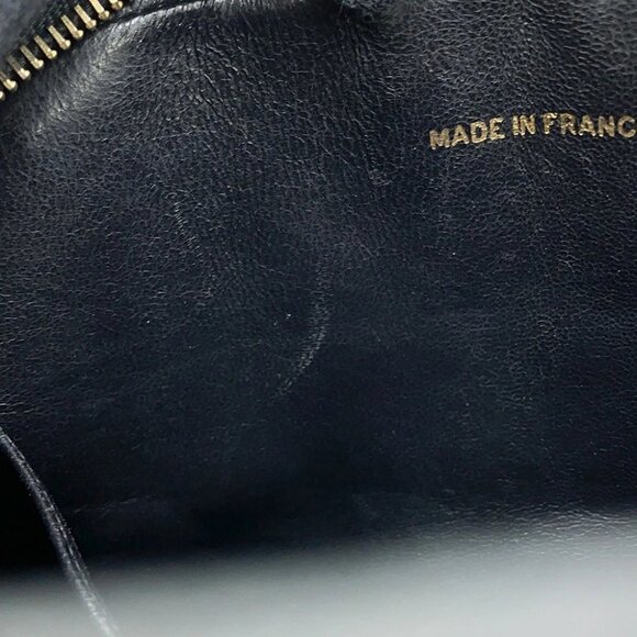 CHANEL Mademoiselle Chain Shoulder Bag with Tassel Bag Charm Lambskin Black - Picture 11 of 16